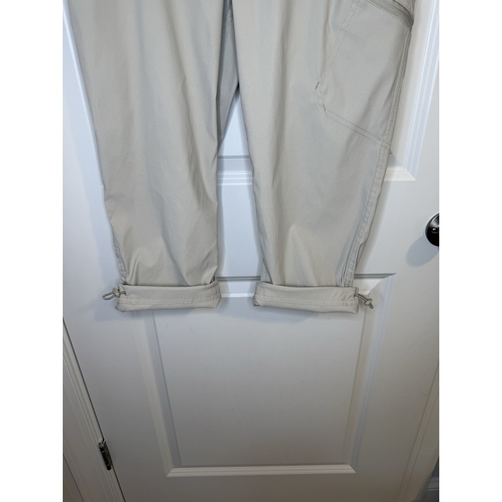 Eddie Bauer First Ascent Guide Pro Capri Pants Pumice Hiking Womens Size 8 Khaki - Picture 5 of 12